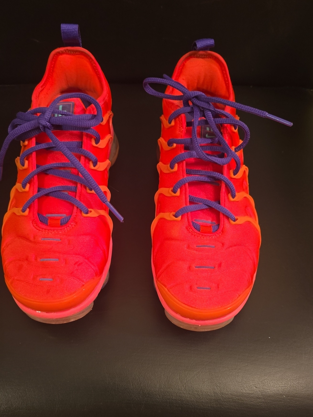 Nike Women's Bright Pink Athletic Sneakers with Purple Laces